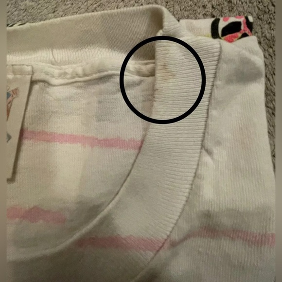 Vintage 90s Surf Mania T-Shirt XL Single Stitch Neon Surfing Palm Trees - Picture 4 of 6